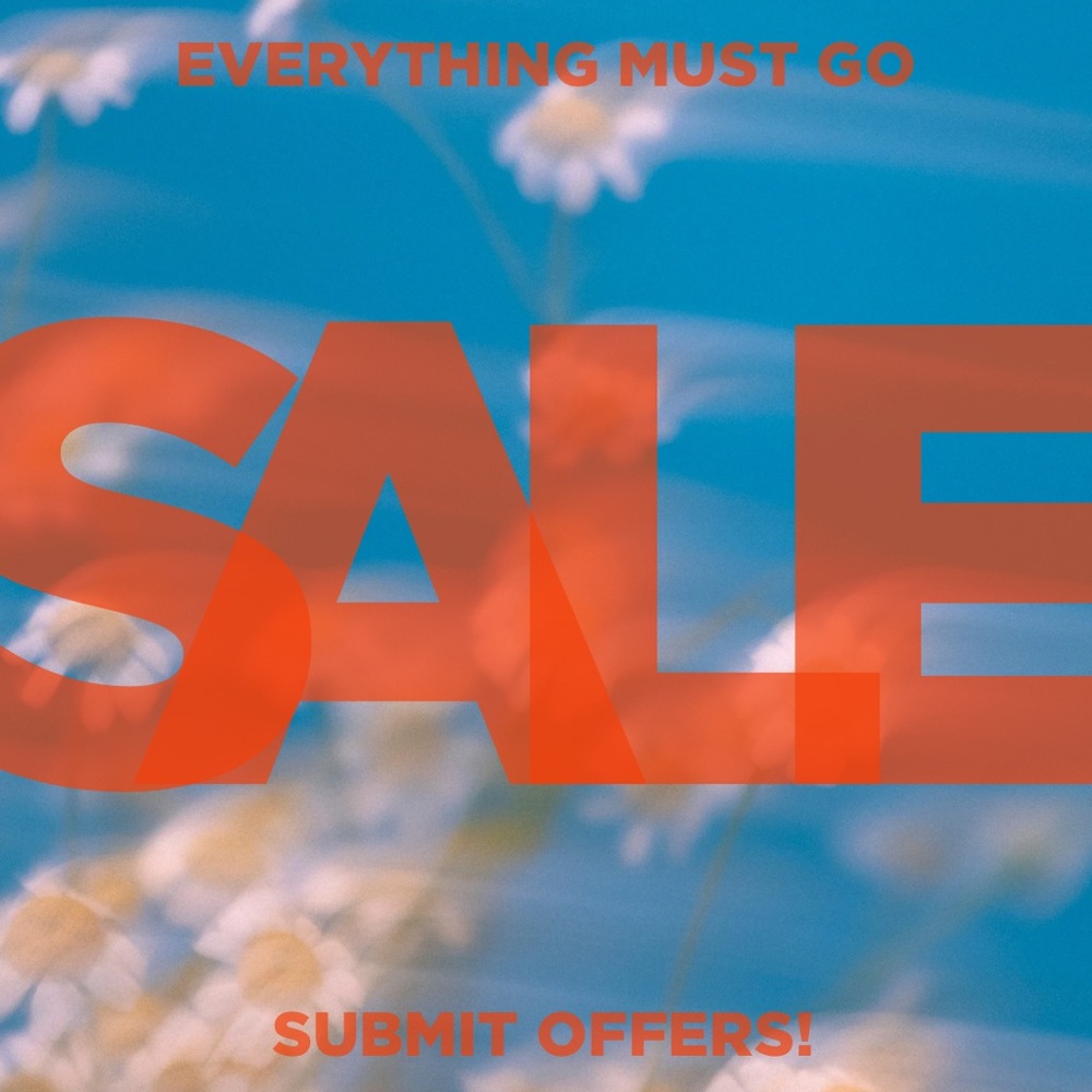 MOVING SALE